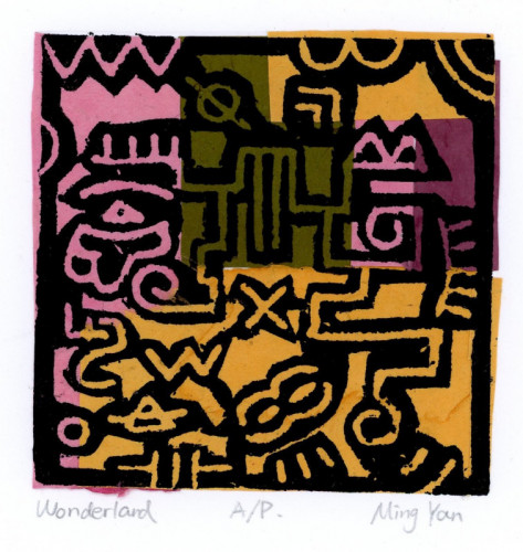 Ming Yang_Wonderland_Relief Print