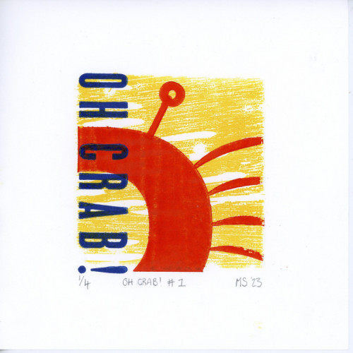 Morwenna Stewart_Oh Crab! #1_Letterpress