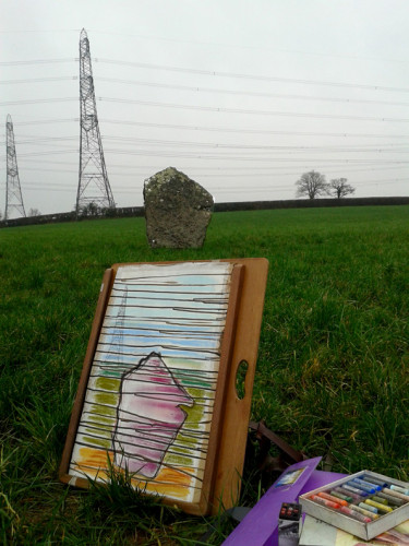 P. Llangain stone, Carmarthenshire