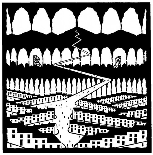 Paul Rickard | Gwalia Deserta IX | Linocut