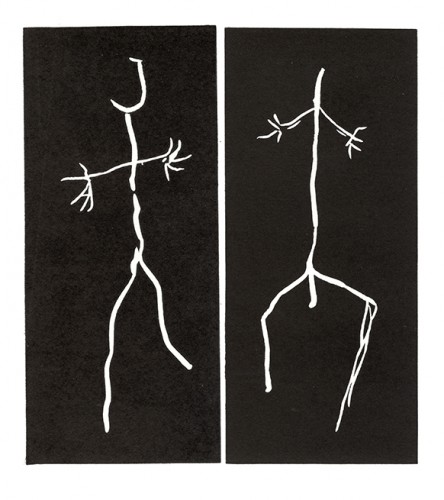 Rosie Scribblah 'Karakoram Woman and Man' Linoprints