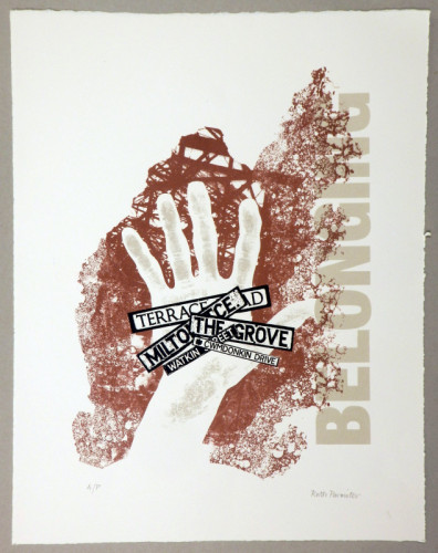 Ruth Parmiter | BELONGING | screenprint