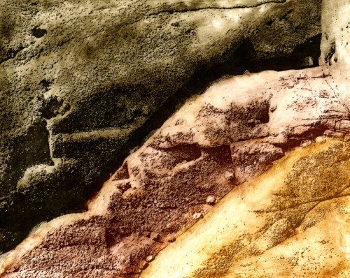 Ruth Parmiter Gower Cliff screenprint 34x28cm £30