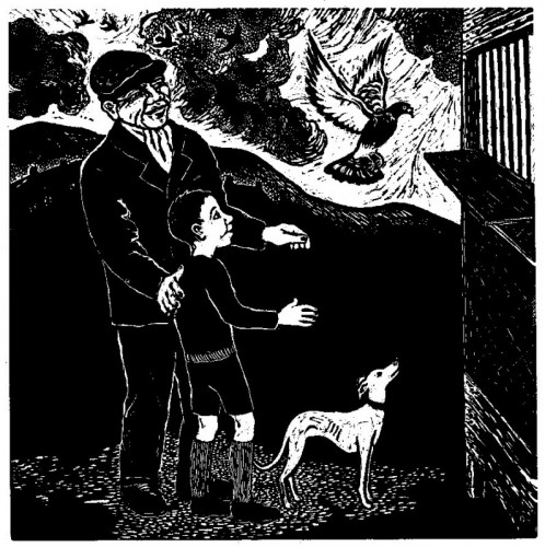 Bridget Stevens | Miner's Day Off | Linocut