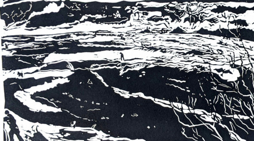 Sally Hands linocut-001