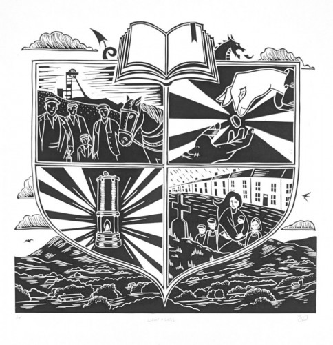 Sarah Defriend | Light and Loss | Linocut