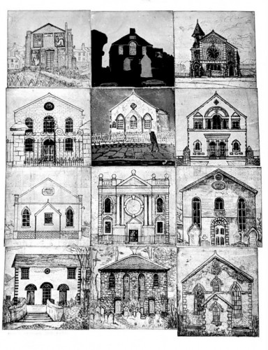 Student Work 11 |  12 collaborative prints | etchings