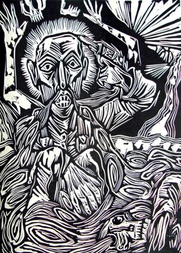 John Abell 'Gassed in the Trenches' relief