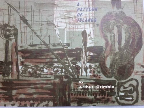 12 A Pattern of Islands by Arthur Grimble Book jacket design Lithograph 250 x340cms