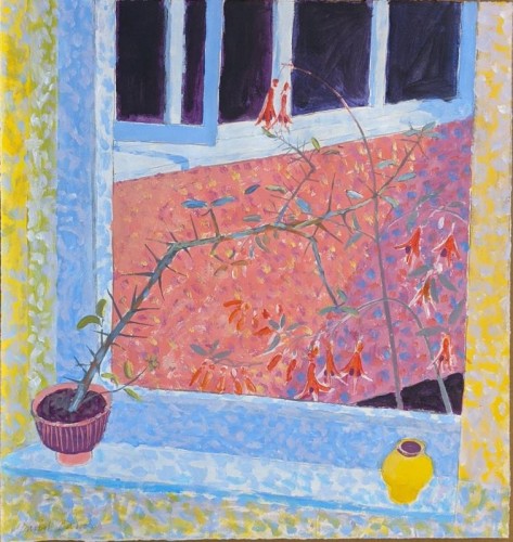 13 David Barron Kitchen Window acrylic 61x56cms 