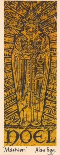 1965  “Melchior” linocut on prepared ground