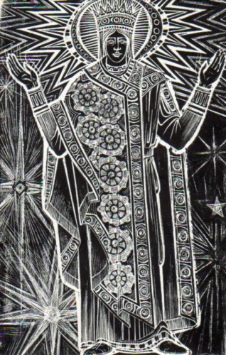 1966 ”Black Mary” scraper board 95 x 150 mm