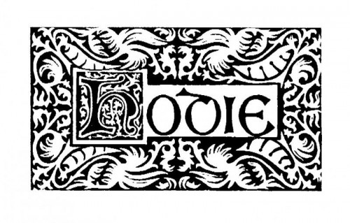 1972 “Noel” Hodie  linocut  170 x 95 mm