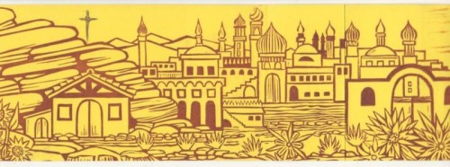 1973  “Bethlehem”  linocut 