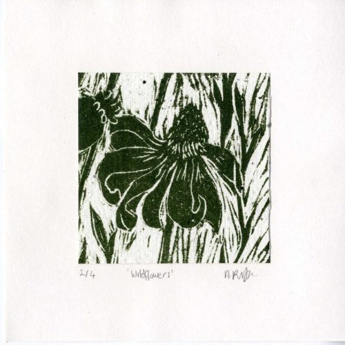 Aimee-Rayner Wildflowers Woodcut