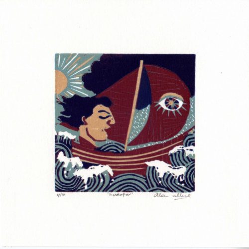 Alan-Williams Lookfar Linocut