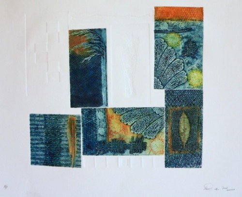 Aleem dad Khan collagraph