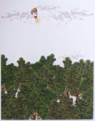 Atif Khan 'Landscape of the Heart V'