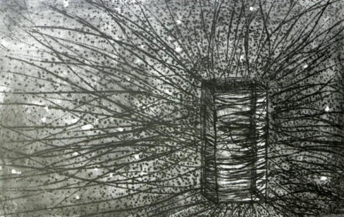 Imran Ahmed  'It goes around Me' etching 