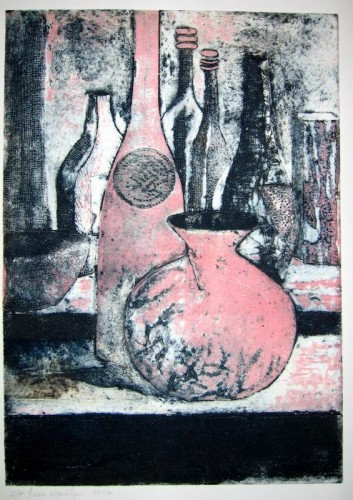 Jean Wanklyn 'Still Life' monotype