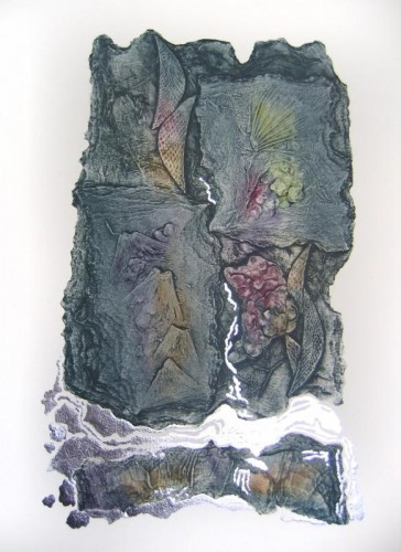 Judith Stroud 'Swyn 1' collagraph