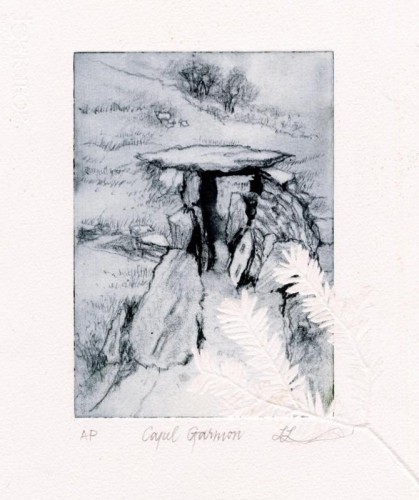 Lesley Lillywhite Capel Garmon photopolymer