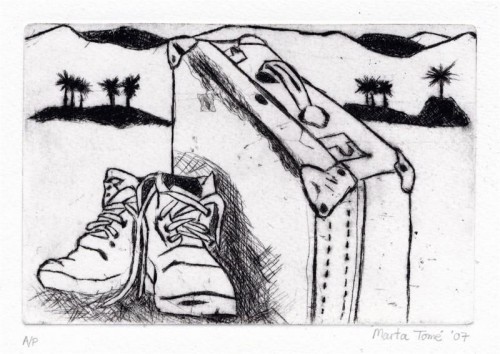 Marta Tome | drypoint