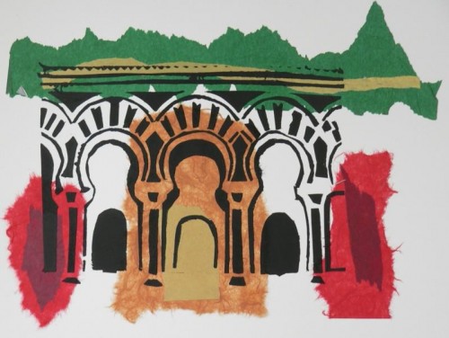 Muslim Women outreach workshop  screenprints with Chine Colle-002