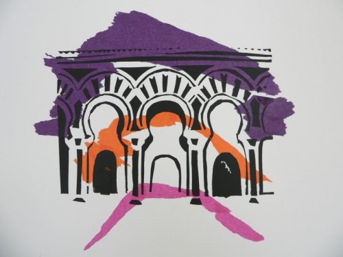 Muslim Women outreach workshop  screenprints with Chine Colle-003