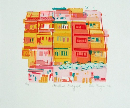 Nina Morgan 'ChinaTown Bangkok' Screenprint