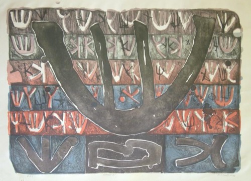 Paul Croft 'Alphabet K' lithograph