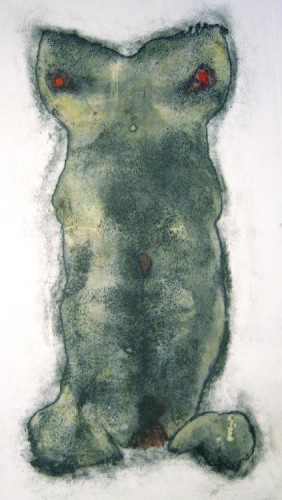 Rhian Jarman 'Body Print' intaglio